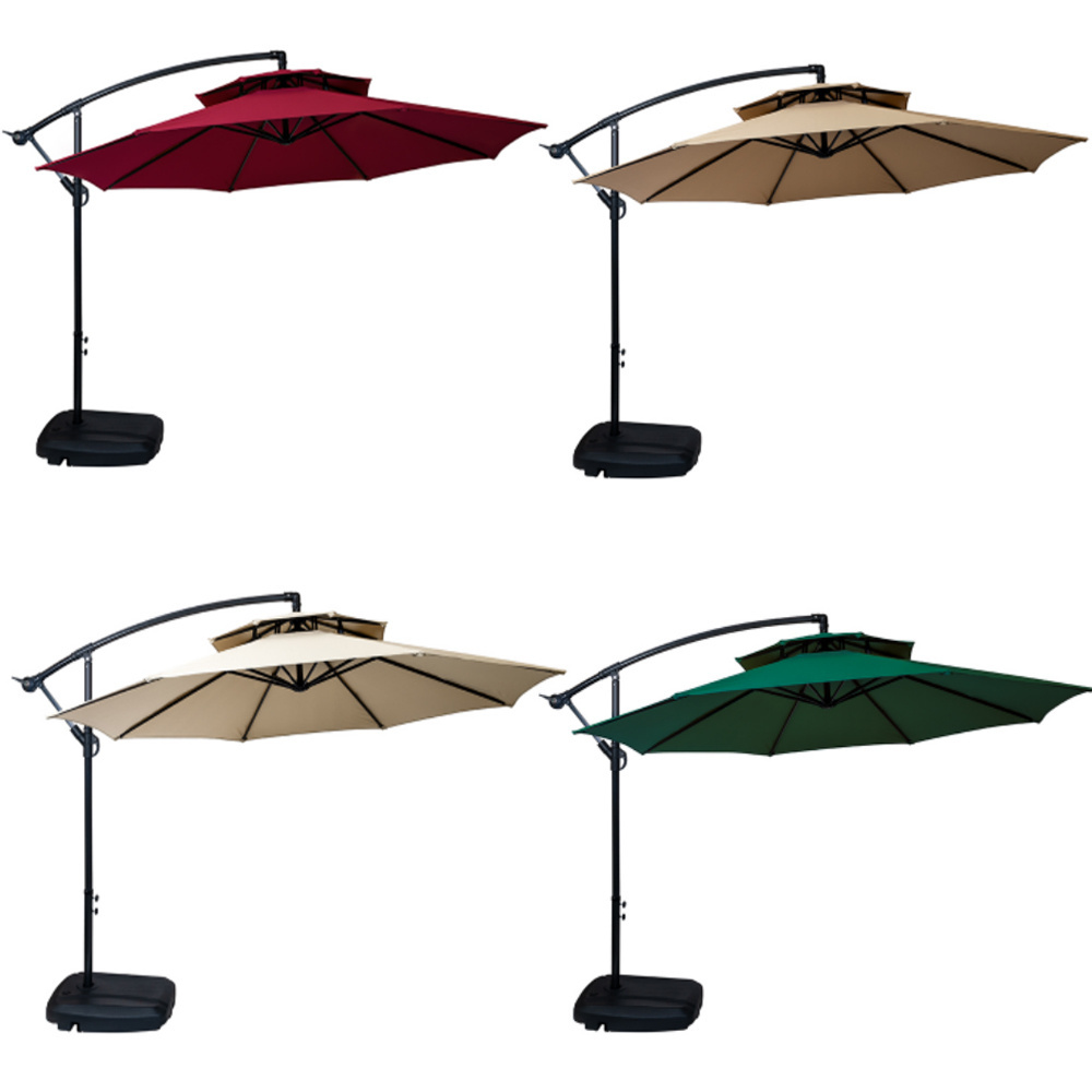 Pengyi Uv Resistant Polyester Patio Folding Sun Garden Outdoor Beach Banana Umbrella