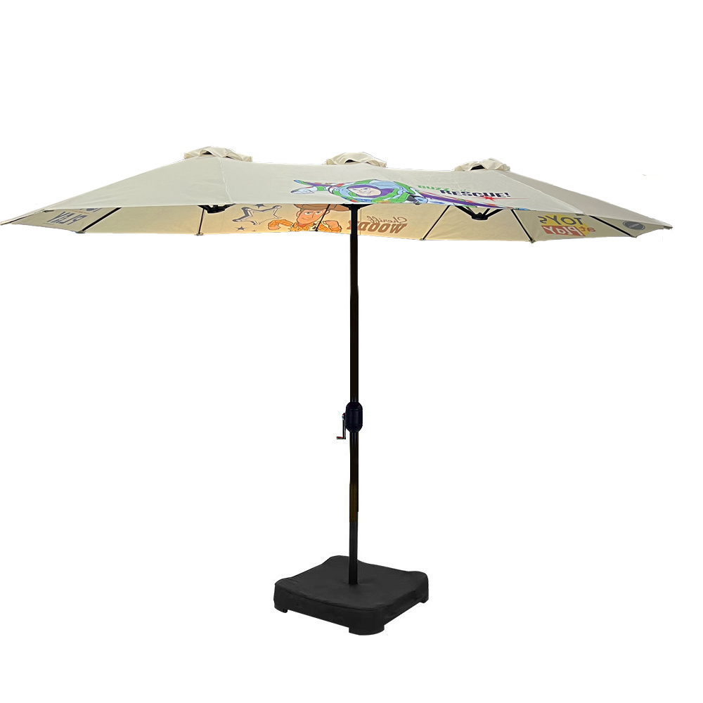 Pengyi New Outdoor Wholesale Outdoor Beach Garden Umbrella Metal Double-sided Patio Umbrella