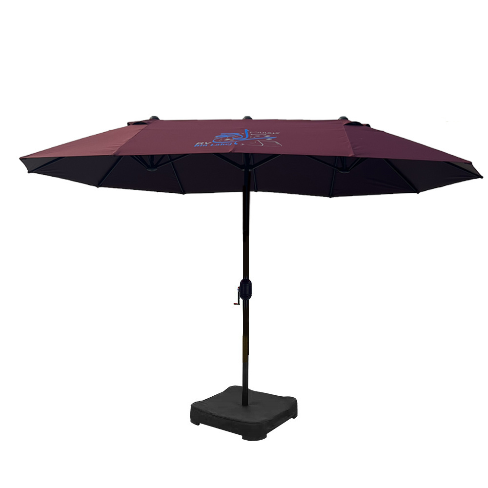 Pengyi New Outdoor Wholesale Outdoor Beach Garden Umbrella Metal Double-sided Patio Umbrella