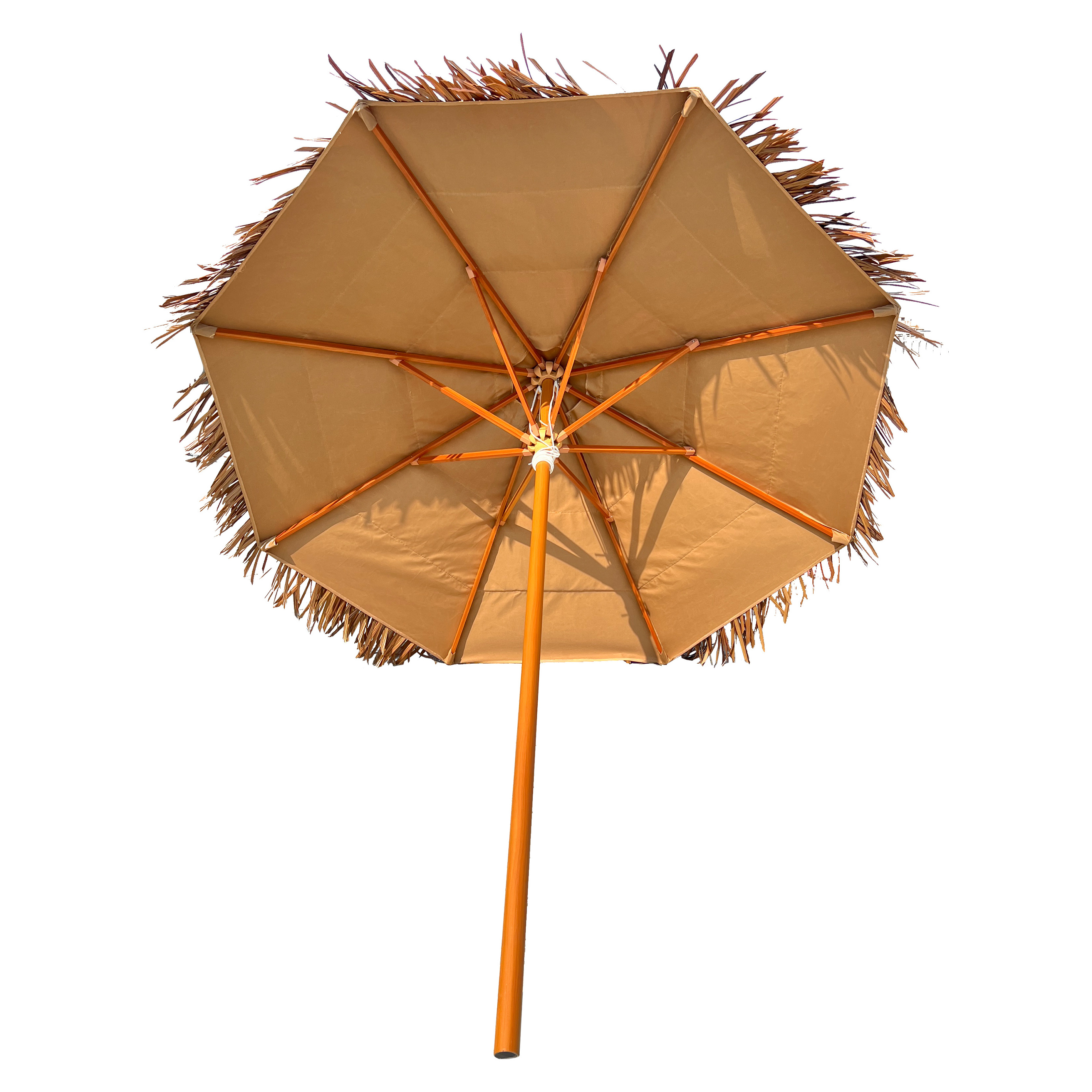 Pengyi Hot Selling Thatch Cover Beach Umbrella Aluminum Alloy Thatched Landscape Parasol