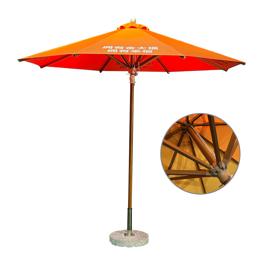 Pengyi outdoor restaurant led mini parasols professional uv patio beach furniture umbrella