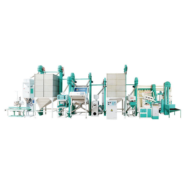 25 to 30 Ton a Day Fully Automatic Complete Line Rice Milling Machine Rice Processing Complete Plant Rice Miller Machine