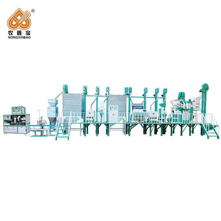 25 to 30 Ton a Day Fully Automatic Complete Line Rice Milling Machine Rice Processing Complete Plant Rice Miller Machine