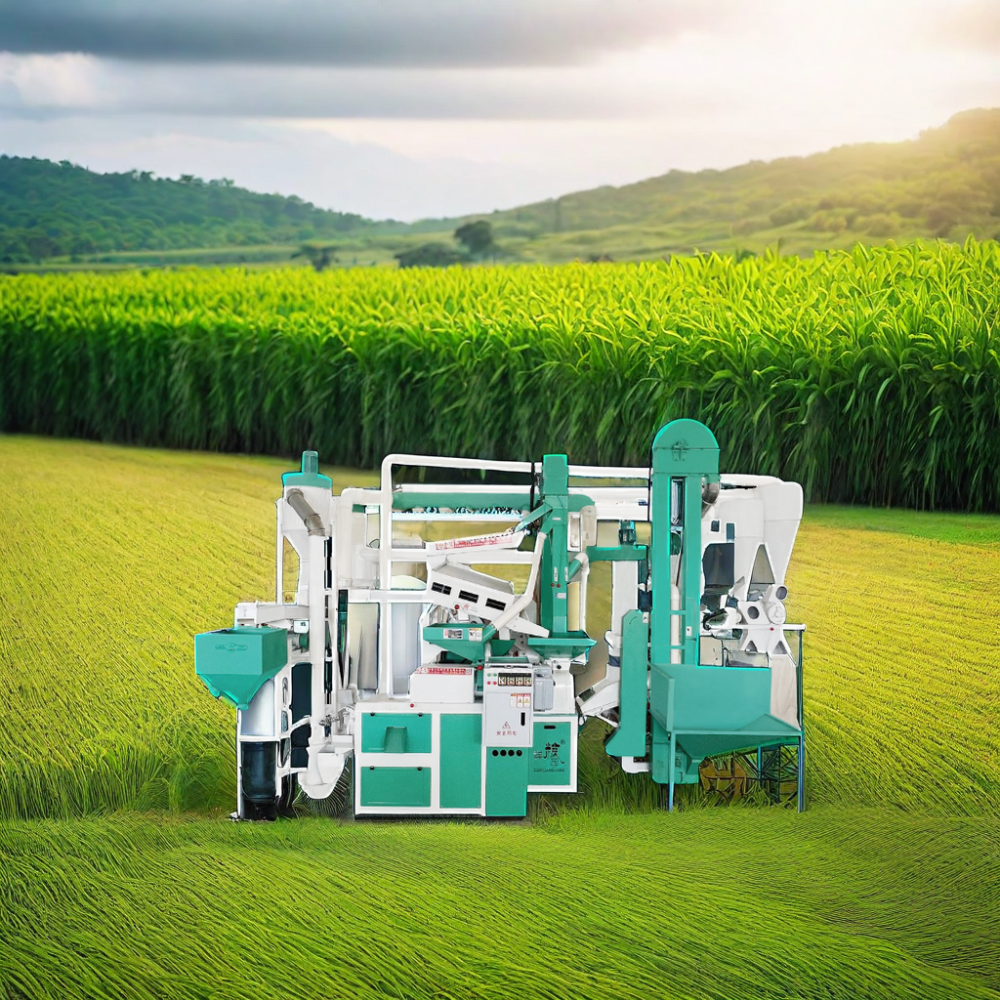 High Efficient 1800kg Rice Milling Machines Single Phase Rice Milling Machine Automatic Rice Bran Milling Machine