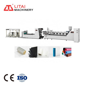 LITAI MACHINERY Fully Automatic Hydraulic Drive Plastic Extruder Line For Pp Ps Sheets Roll