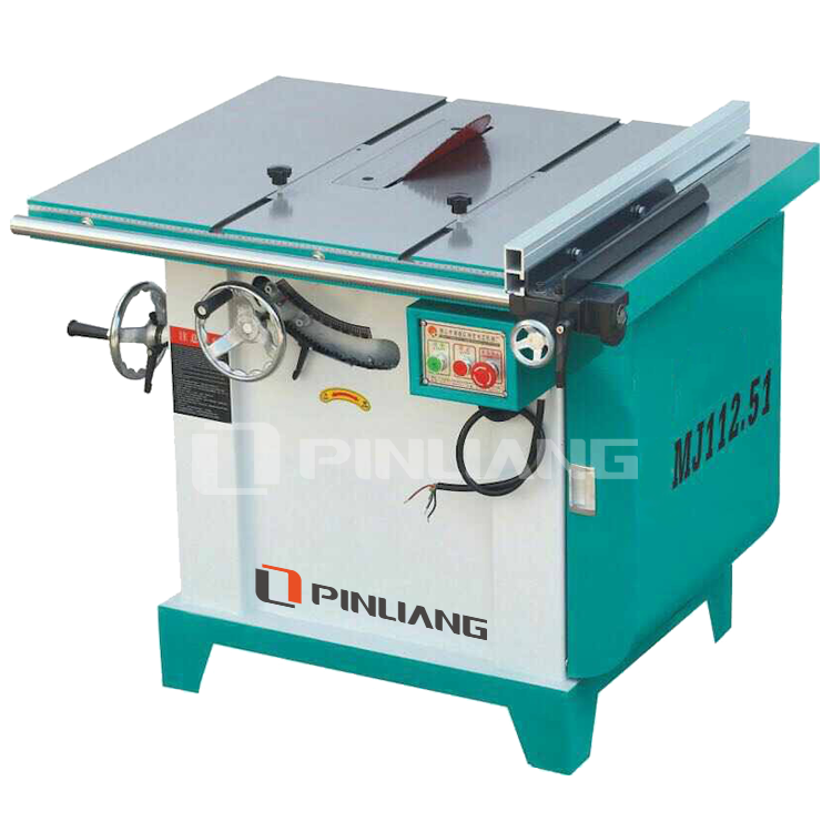 PINLIANG woodworking Tilting arbor table saw Double track pusher swing angle radial circular saw