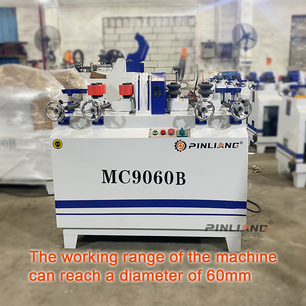 PINLIANG MC9060B wood dowel making machine round bar drum stick rolling rounding machine