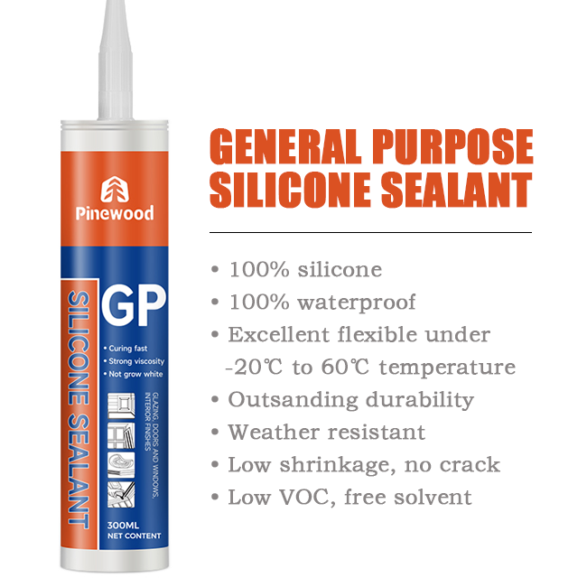 High Temp Waterproof Silicone Sealant Weatherproof Silicone Sealant Sausage Silicone Sealant