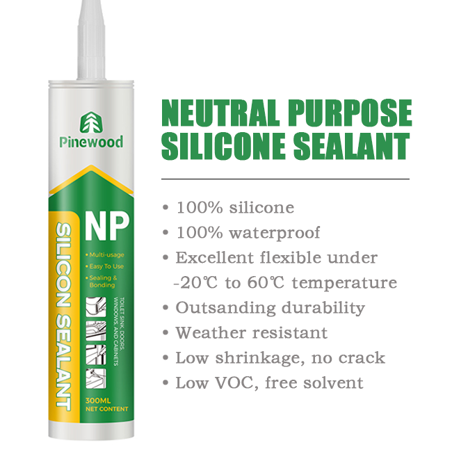 Caulking No Smell Silicone Sealant Acid-Free Silicone Adhesive Bathroom Silicone Glue