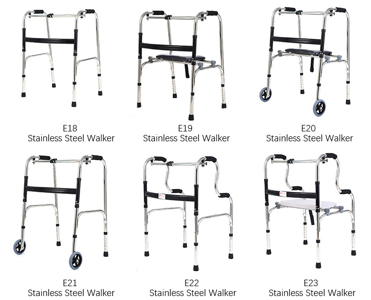 Medical Mobility Folding Walking Aids Adult Walker walking aids walker for disabled