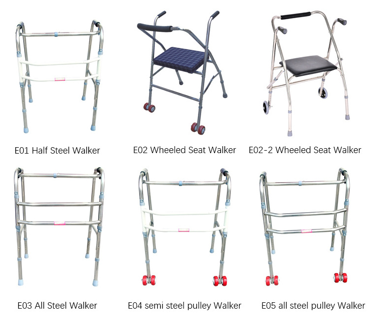 Folding walker with wheels for adults Walking Aids For Disabled