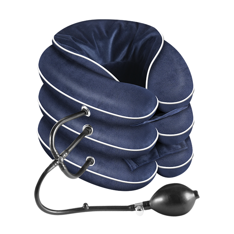 Inflatable Cervical Neck Traction Device Improve Spine Alignment to Reduce Neck Pain