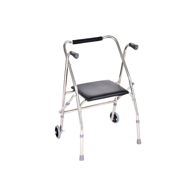 Disabled walker assisted walking aid for the elderly walking aid cane assisted walker wagon armrest frame