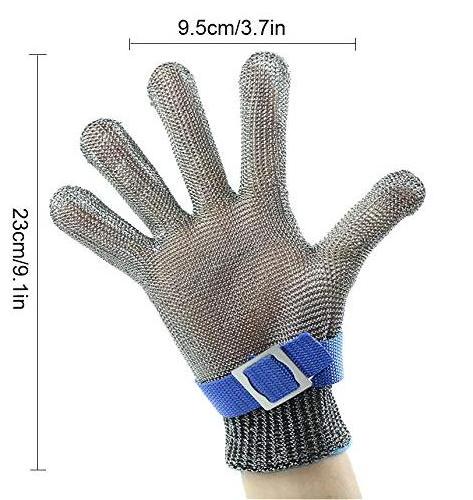 Butcher Workman Protection Wire Mesh Stainless Steel Cut Resistant Gloves