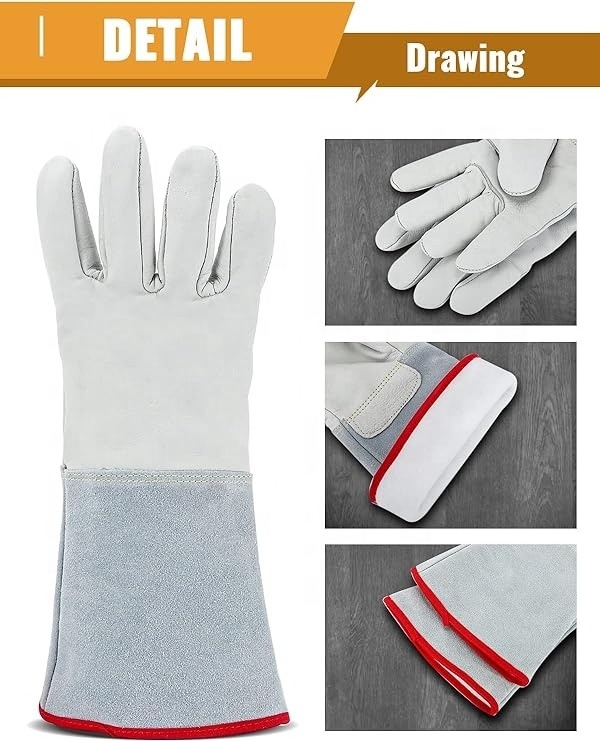 Cryogenic Waterproof Protective Liquid Nitrogen Dry Ice Frozen Cold Storage Safety Work Gloves