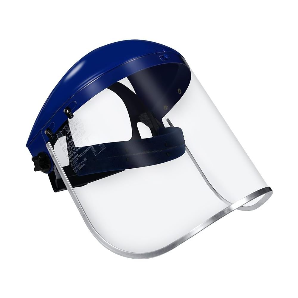 Full Face Transparent Heat-Resistant Splash Proof Labor Protection Mask Impact Resistant Safety Face Shield