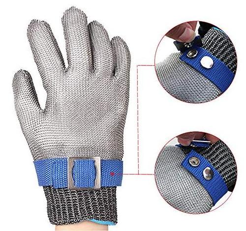 Butcher Workman Protection Wire Mesh Stainless Steel Cut Resistant Gloves