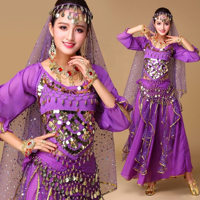 Handmade Adult Sexy Arabic Belly Dance Suit Women Indian Belly Dancing Costumes Dress for Performance