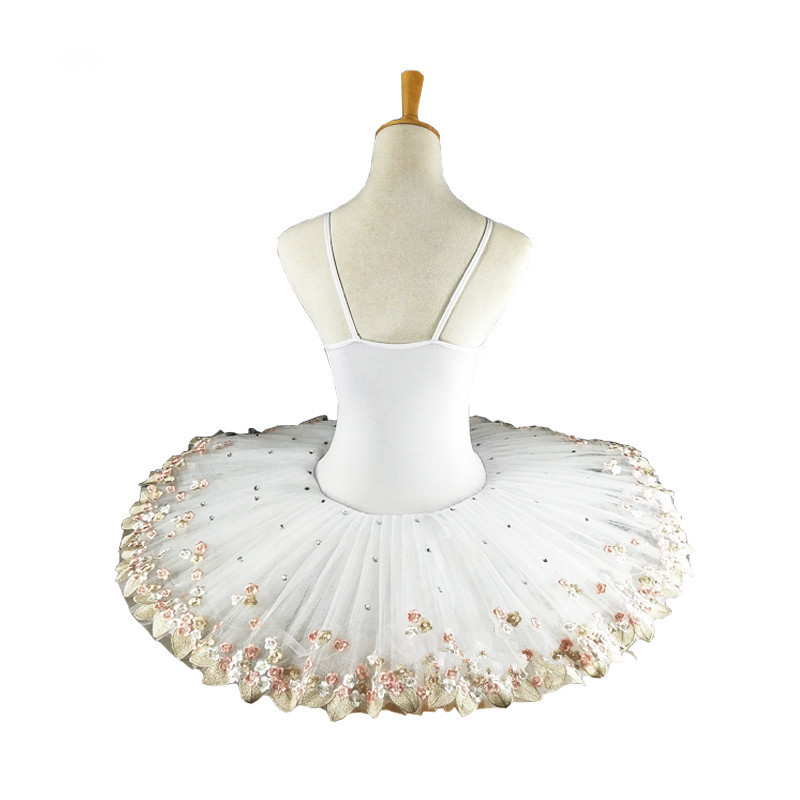 White Professional Ballet Tutu for Girls/Children Stage Dance Costume Ballet Dress Girls Ballet Costume