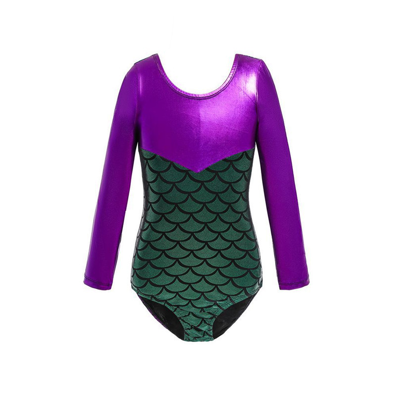 Custom Made Girls Spandex Gymnastics Leotard Free Design Sample Accepted Gymnastics Leotards for Kids