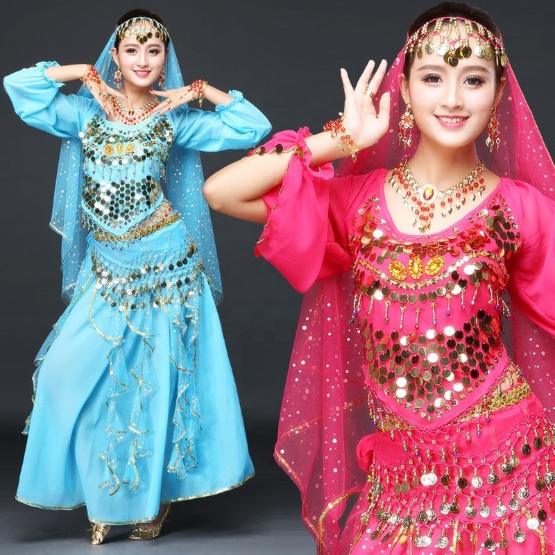 Handmade Adult Sexy Arabic Belly Dance Suit Women Indian Belly Dancing Costumes Dress for Performance