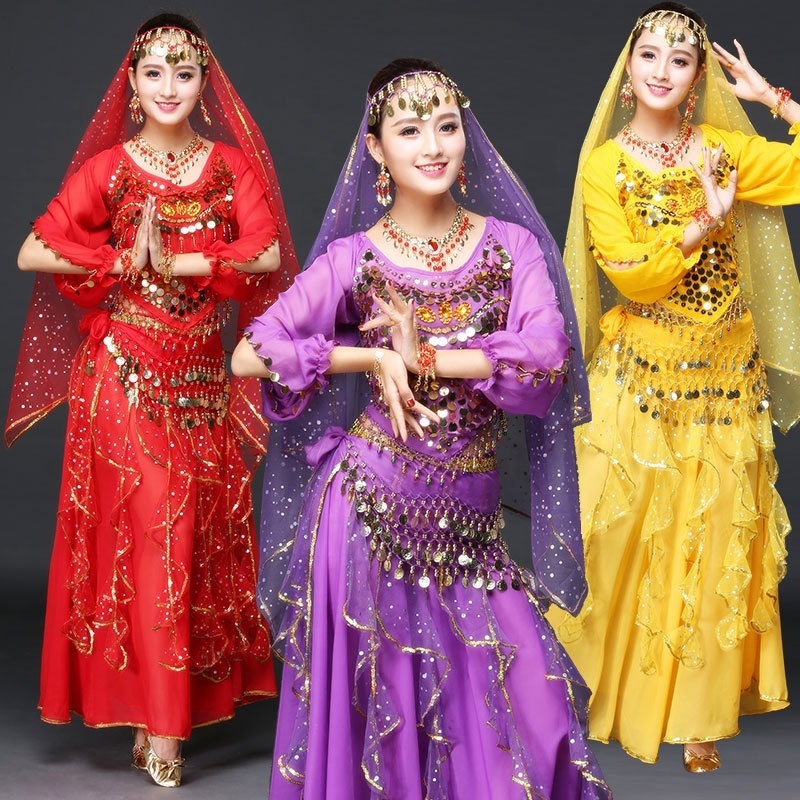 Handmade Adult Sexy Arabic Belly Dance Suit Women Indian Belly Dancing Costumes Dress for Performance