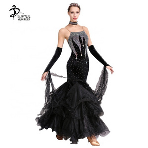 Adults Waltz Dance Dress Ballroom Dance Dresses Competition Women Standard Chinese Sexy Dance