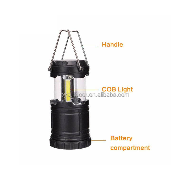 Bright Camping Lantern with Rechargeable Batteries, Portable LED Collapsible Camping Lantern Flashlights for outdoor