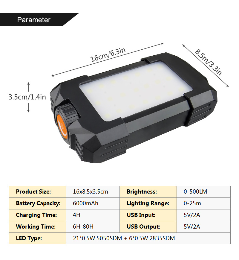 10W Camping Tent Light Outdoor Rechargeable Portable Lantern 27 LEDs Lamp 500LM Flasher Flashlight with USB led camp light