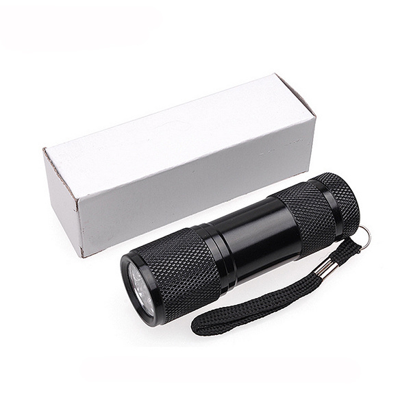 9 LED small portable professional UV flashlight 395NM  UV blacklight flashlight UV purple linternas LED flash Torch