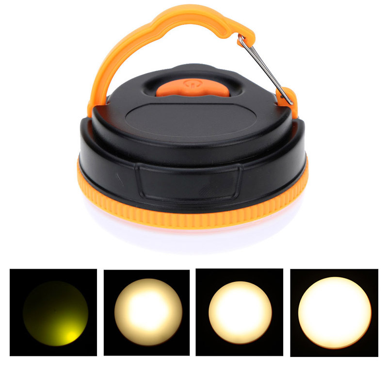 led camping light outdoor tent lantern lamp portable collapsible hanging camping lantern led torch flashlight