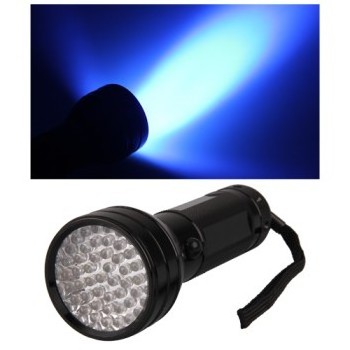 Best Selling 51 LED Ultraviolet 360nm to 400nm AA Battery Amber Detector UV Flashlight