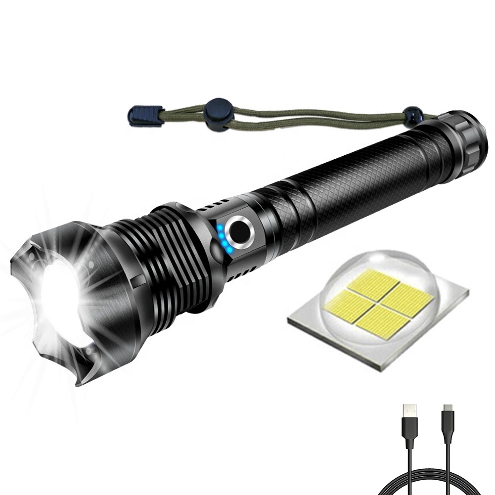 Led Lights 26650 Battery 100000 Lumen xhp70 2 Powerful Rechargeable Chinese Led xhp 70.2 Flashlight lamp