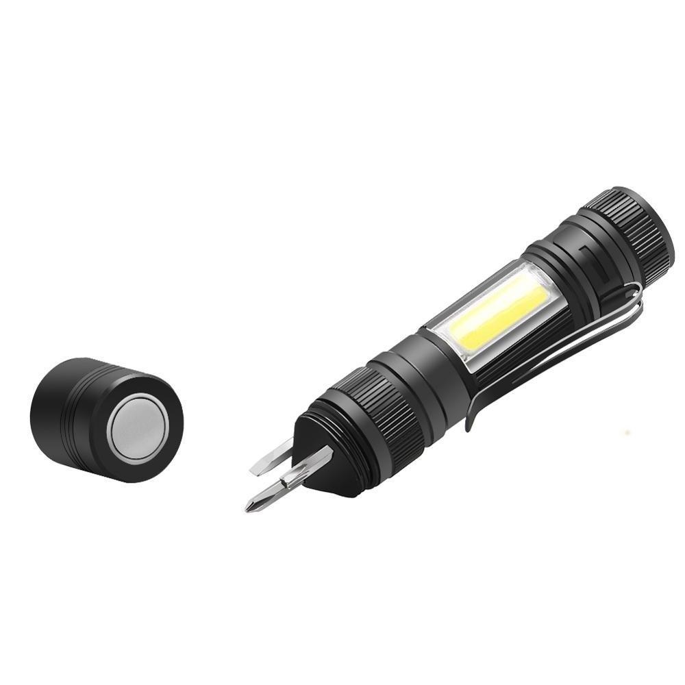 Promotional High Power Battery Dimming Multi Function Tools LED Torch Flashlight With Magnet Camping torch