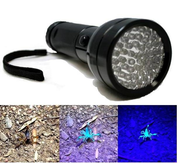 Best Selling 51 LED Ultraviolet 360nm to 400nm AA Battery Amber Detector UV Flashlight