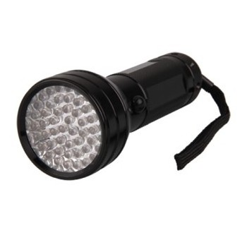 Best Selling 51 LED Ultraviolet 360nm to 400nm AA Battery Amber Detector UV Flashlight