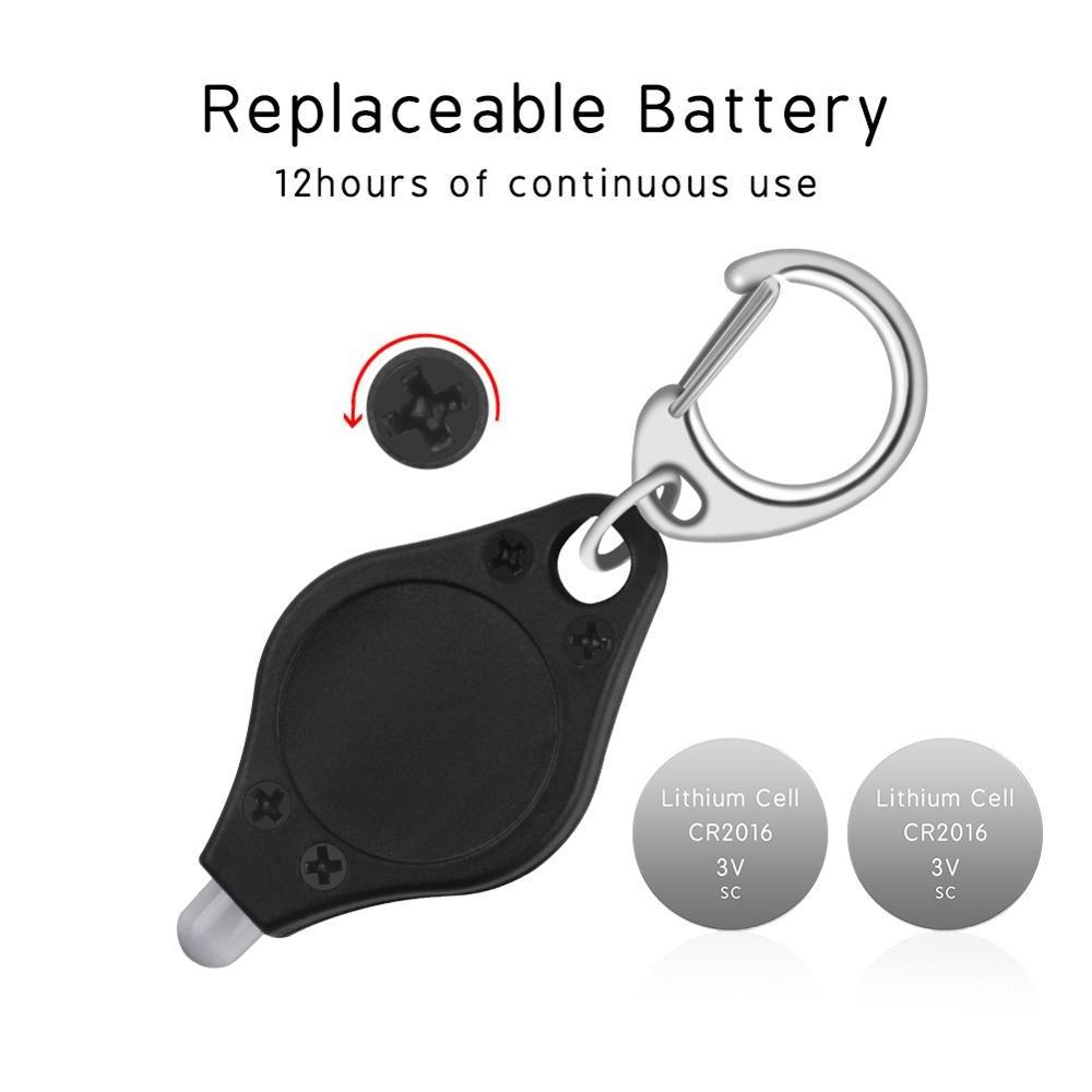 Mini Pocket Keychain Flashlight Micro LED Squeeze Light Outdoor Camping Ultra Bright Emergency Key Ring Light Torch Lamp