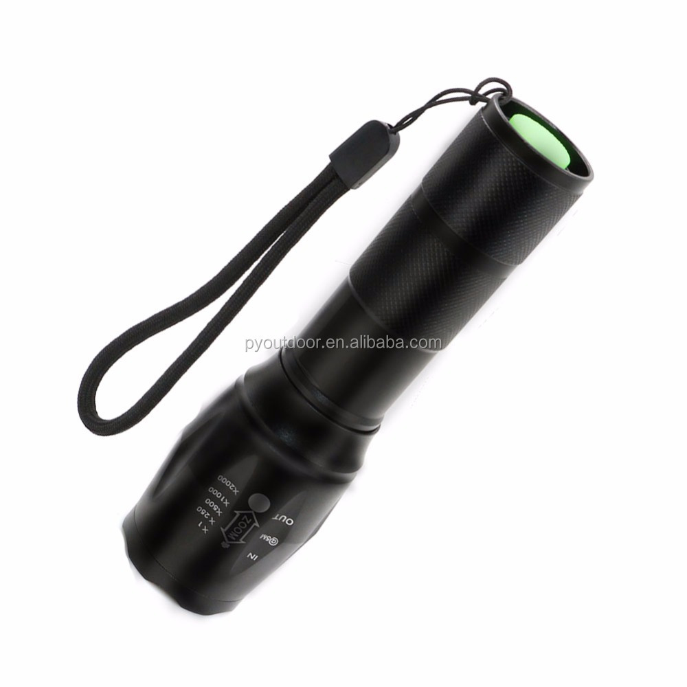 High Power 1000 lumens  Camp Waterproof Flash Light Set Powerful USB Rechargeable  Tactical Torches Flashlights