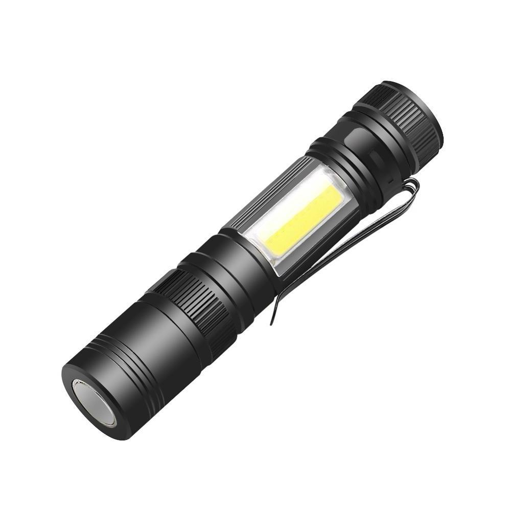 New Arrival Mini COB Flashlight Torch with 3 Screwdrivers Tool Tail with Magnet Flash Light Torch Lamp Work Light