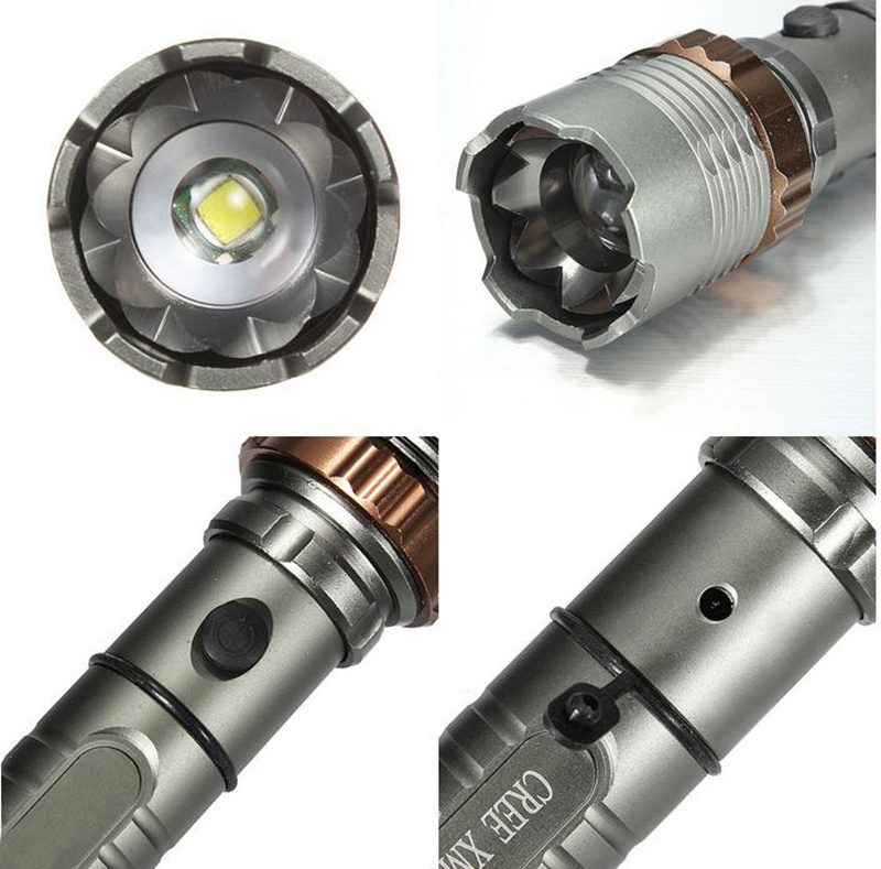 Tactical Flashlight The Original 800 Lumen Ultra Bright rechargeable LED 4 Mode Flashlight