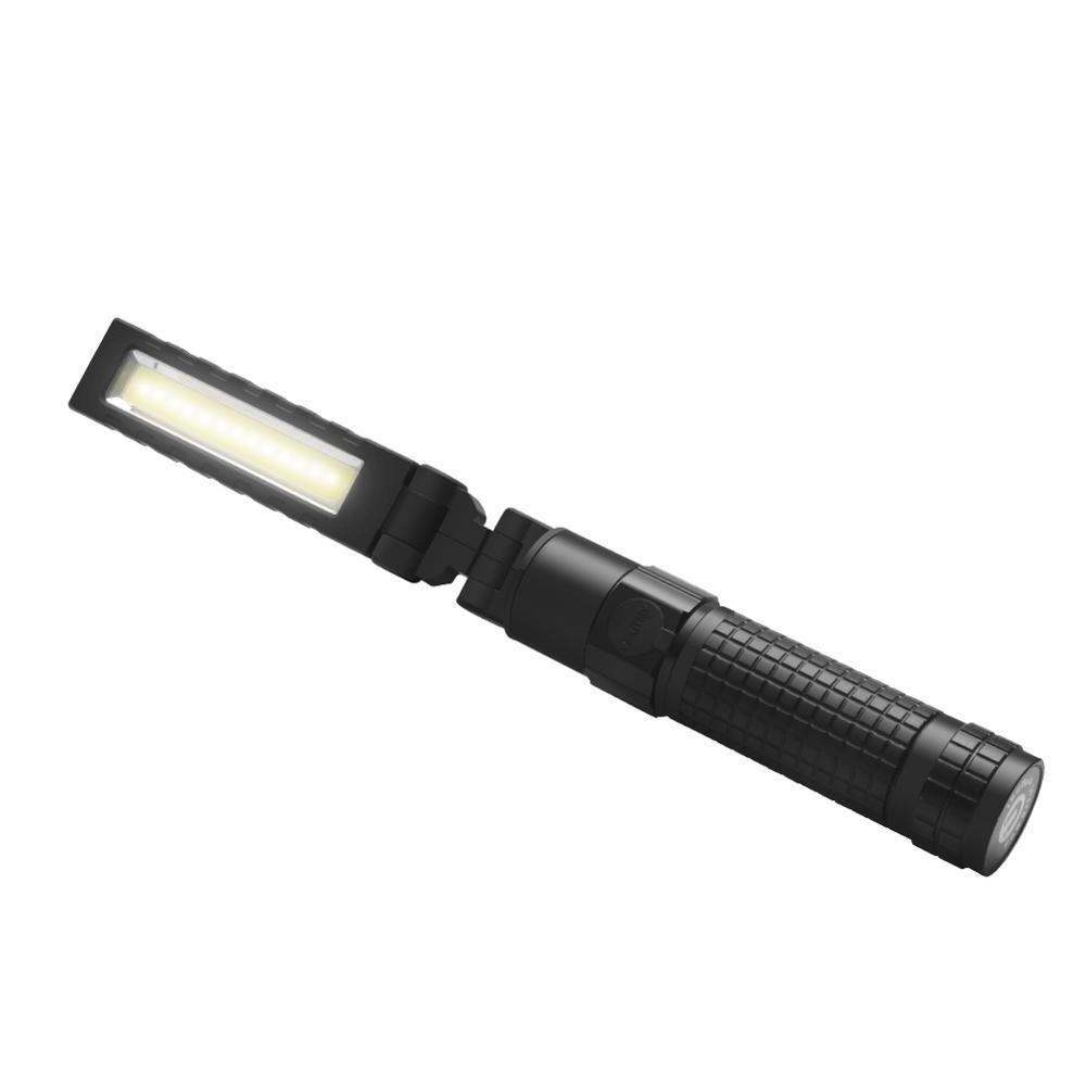 PANYUE Multi Functional XML-T6 LED Flashlight USB Flashlight 18650 Zoomable Flash Light for bike COB Work Light