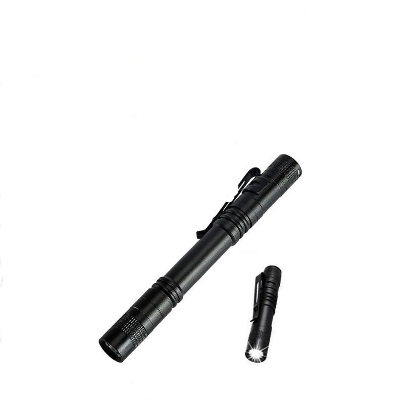 High Power  waterproof IPX4 Aluminium Alloy Pen Light Mini Flat Penlight Led XPE Tactical Mini Led Flashlight Pen Torch