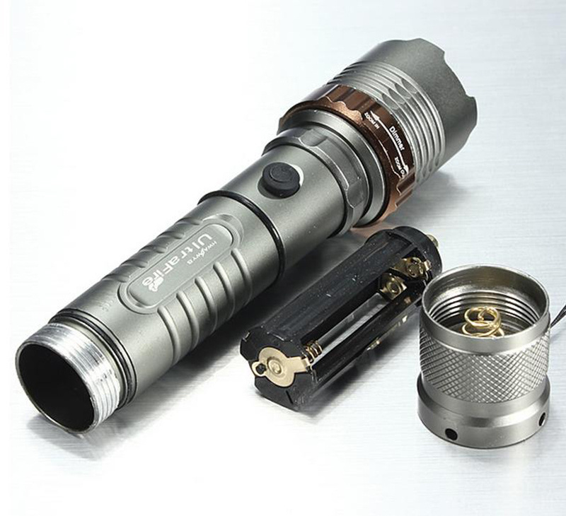 Tactical Flashlight The Original 800 Lumen Ultra Bright rechargeable LED 4 Mode Flashlight