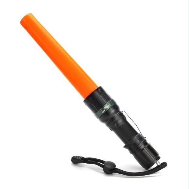 Waterproof IPX5  LED Safety Signal baton  Wand Work Light Zoom Flashlight Emergency Lamp for Traffic