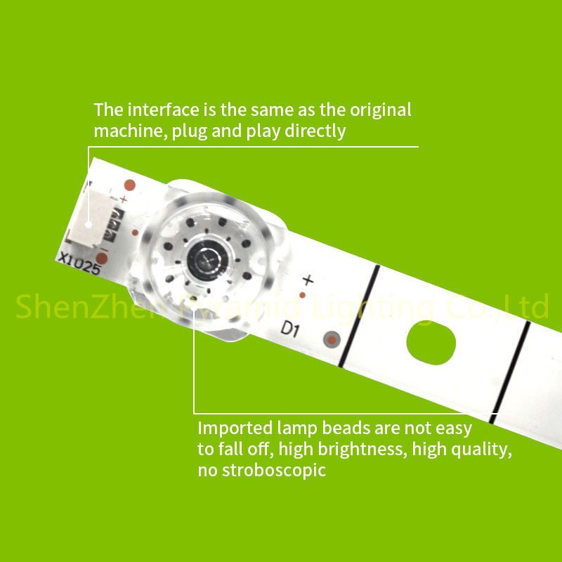 Replacement LCD Spare Parts 60HR330M10A0 V1 for Toshiba 60U5950C for TCL 60F60 60D6 60U5950C 60EP660 TV LED Backlight Strip