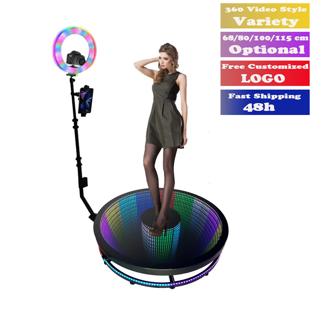 360 Photo Booth Spinner Selfie Platform Photobooth 360 Vending Machine Automatic Rotating Camera Video Photo Booth 360 For Party