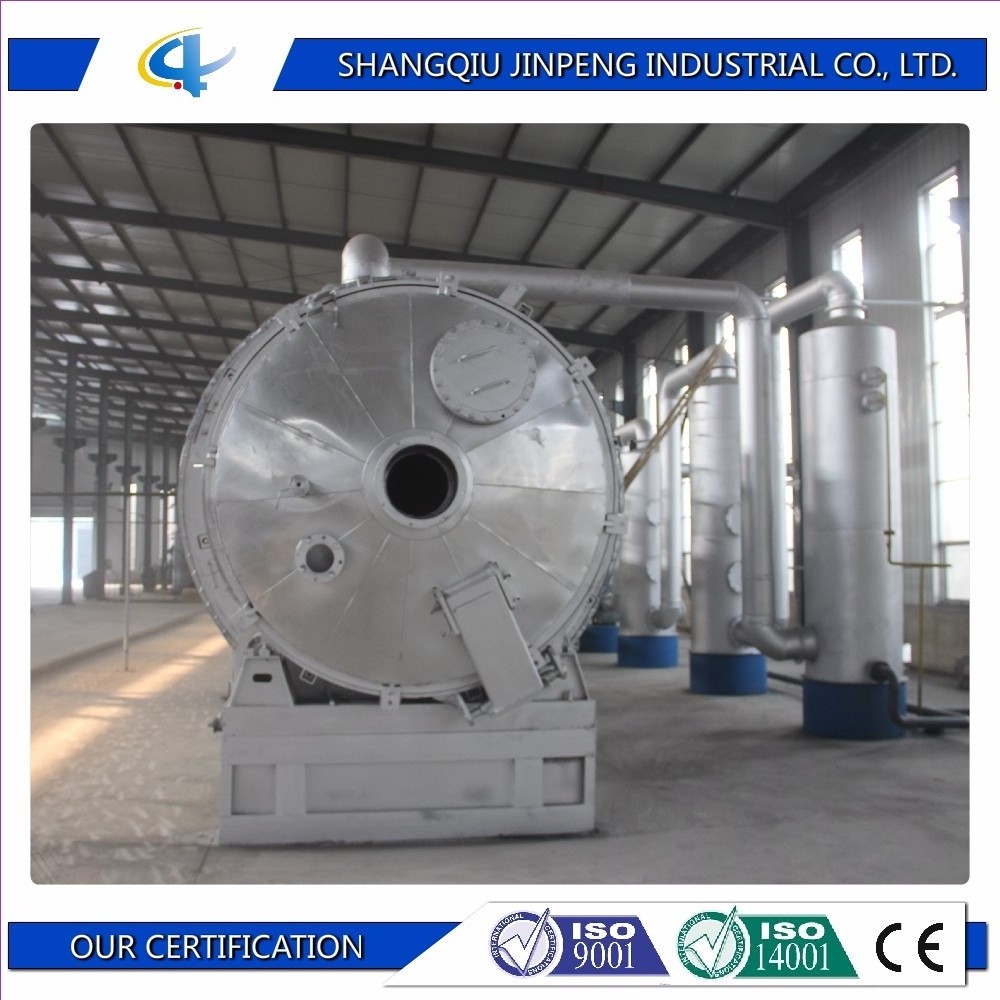 Fully Automatic Continuous Waste Tyre / Plastic Pyrolysis Plant for Making Fuel Oil