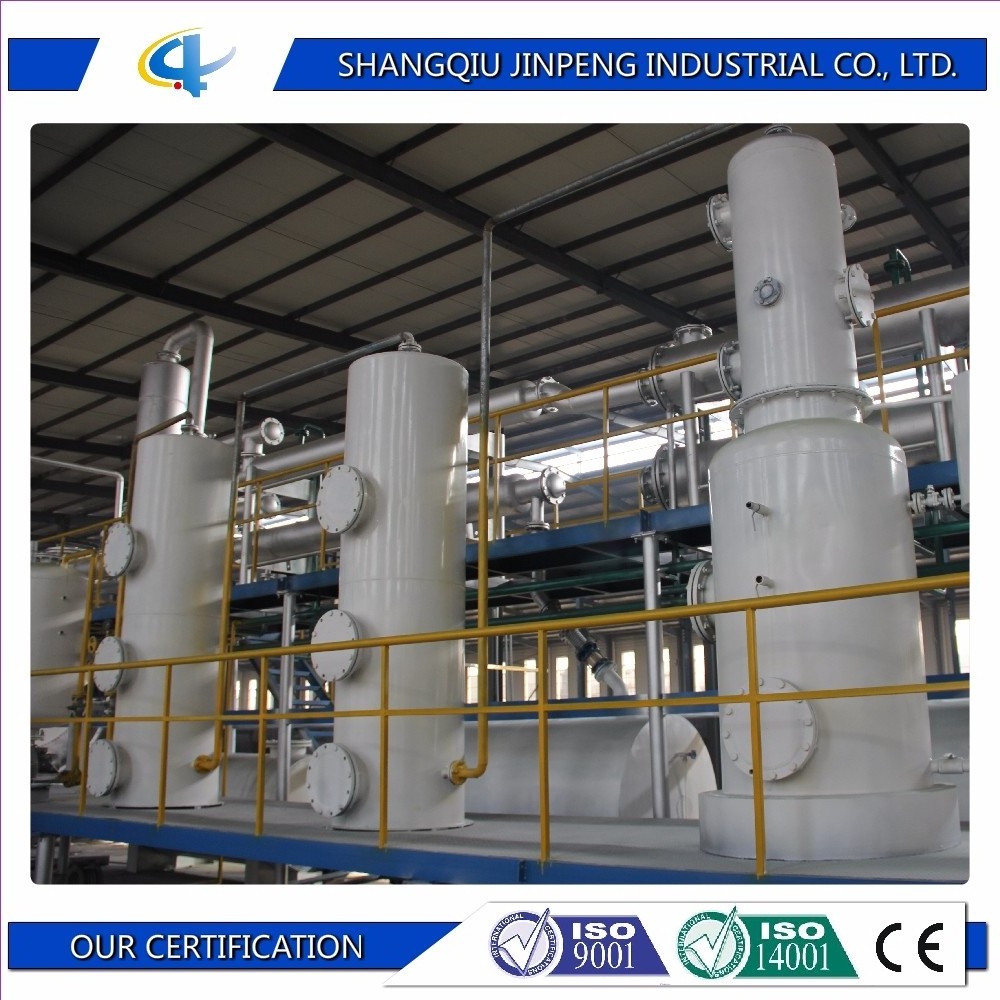 Fully Automatic Continuous Waste Tyre / Plastic Pyrolysis Plant for Making Fuel Oil