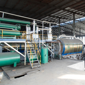 Direct Manufacturer continuous used rubber tyre recycling plant for sale