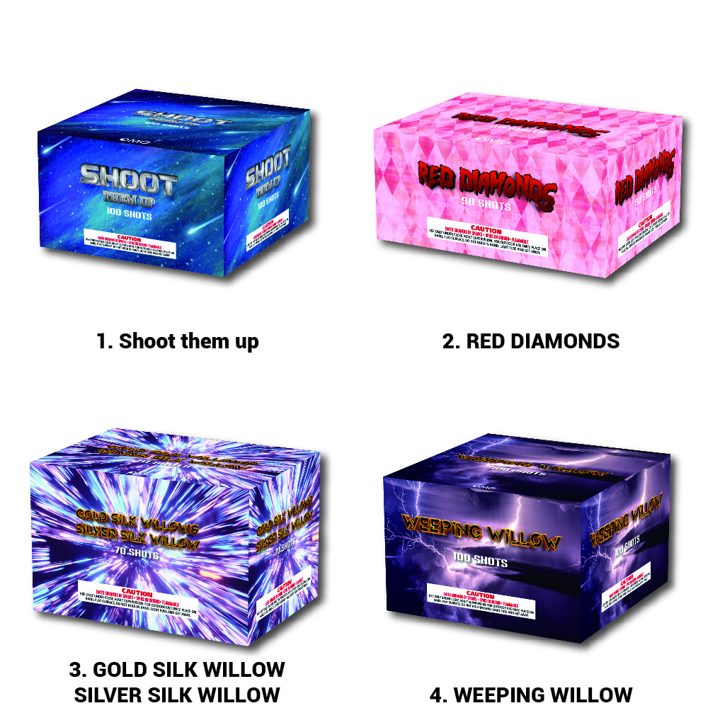 Customized 100 130 600 shot Cakes Fireworks, Chinese Liuyang party & holiday supplies firecrackers & fireworks wholesale